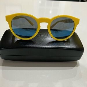 Polo by Ralph Lauren Yellow and Blue Women's Sunglasses